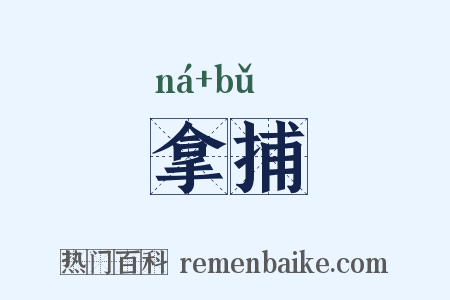 拿捕是什么意思的图片